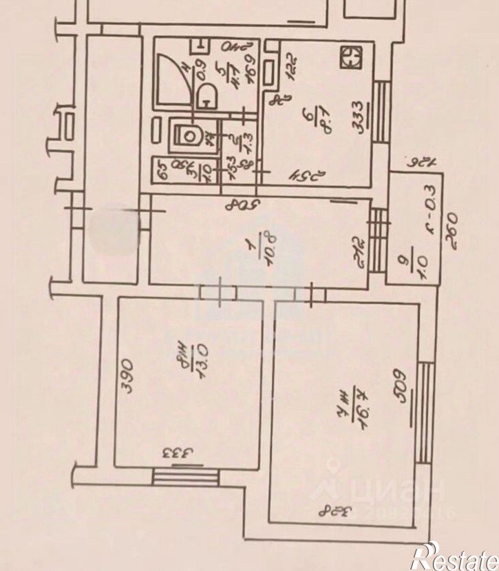2-комн квартира улица Ульяны Громовой, 117,  д. 117
