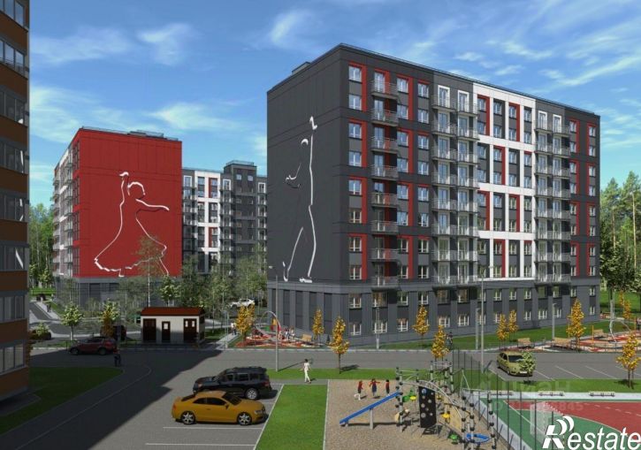 2-комн квартира в новом доме улица Каблукова