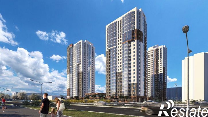 2-комн квартира в новом доме улица Гайдара, 90,  д. 90