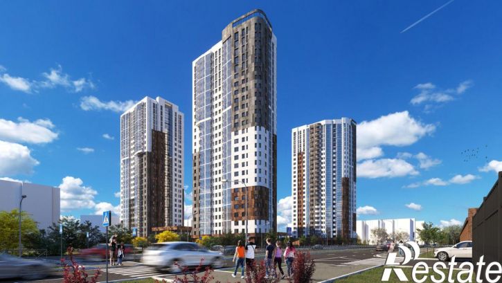 2-комн квартира в новом доме улица Гайдара, 90,  д. 90