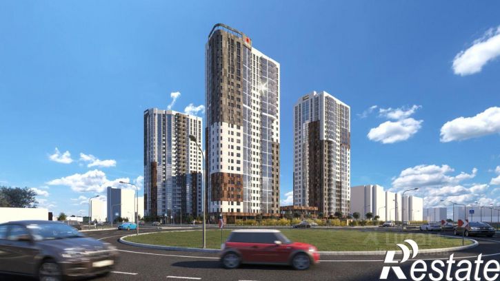 2-комн квартира в новом доме улица Гайдара, 90,  д. 90