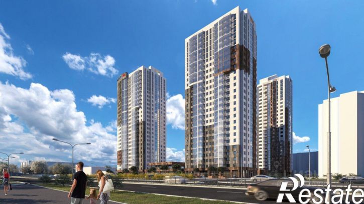 2-комн квартира в новом доме улица Гайдара, 90,  д. 90