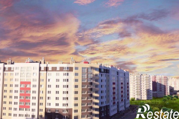 2-комн квартира в новом доме Кипарисовая улица, 1,  д. 1