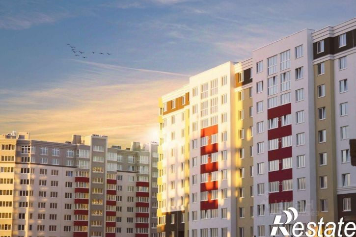 2-комн квартира в новом доме Кипарисовая улица, 1,  д. 1