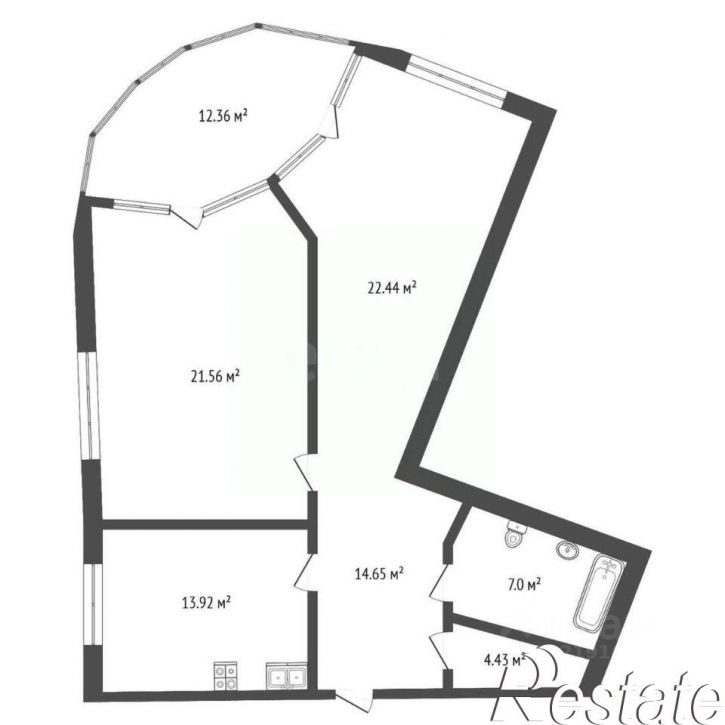 2-комн квартира улица Куйбышева, 2,  д. 2