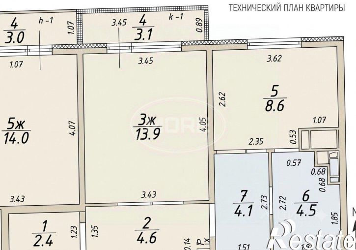 1-комн квартира улица Левитана, 63 к1,  д. 63 к1