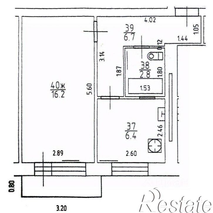 1-комн квартира улица Багратиона, 47,  д. 47