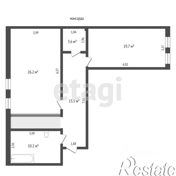 4-комн квартира Ганзейский переулок, 70,  д. 70