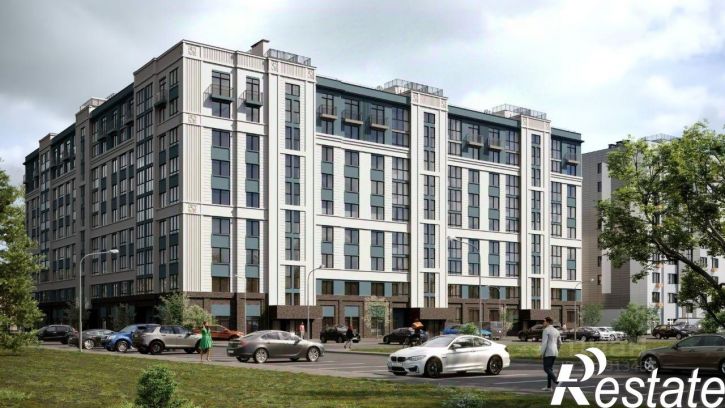 3-комн квартира в новом доме улица Героя России Катериничева, 7,  д. 7