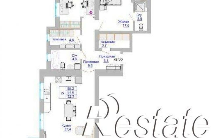 2-комн квартира Печатная улица, 49,  д. 49