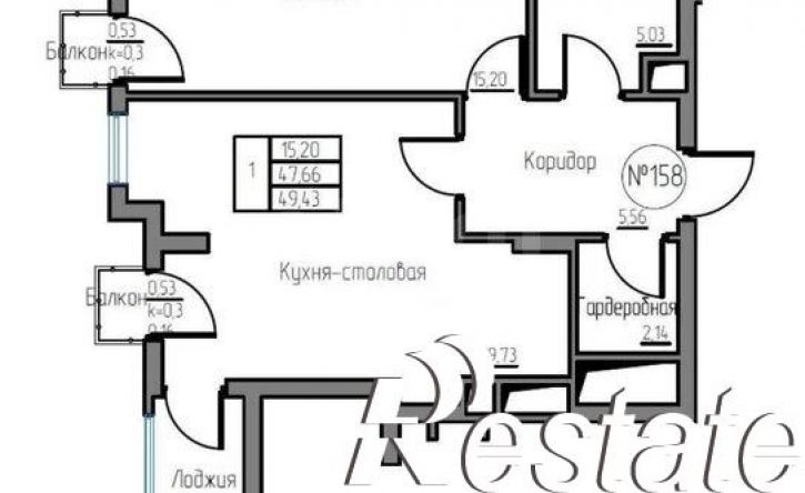 2-комн квартира проспект Калинина, 113А,  д. 113А